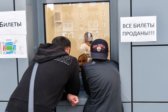 Football. Russian Premier League. CSKA vs. Terek