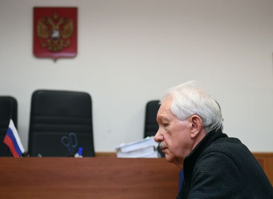 Hearing on a request of investigation to arrest ex-Head of the Komi Republic Vladimir Torlopov