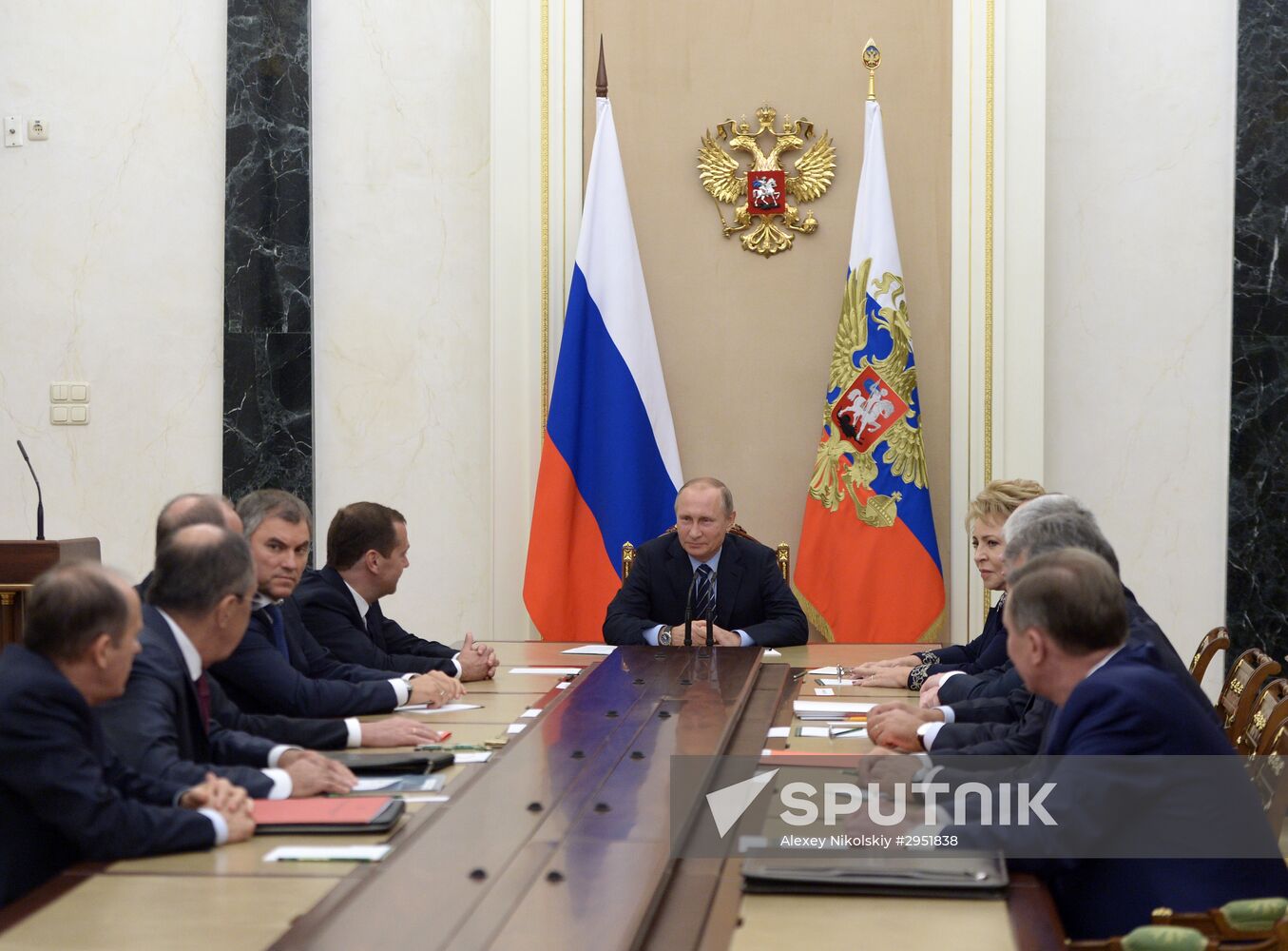 Russian President Vladimir Putin holds Security Council meeting