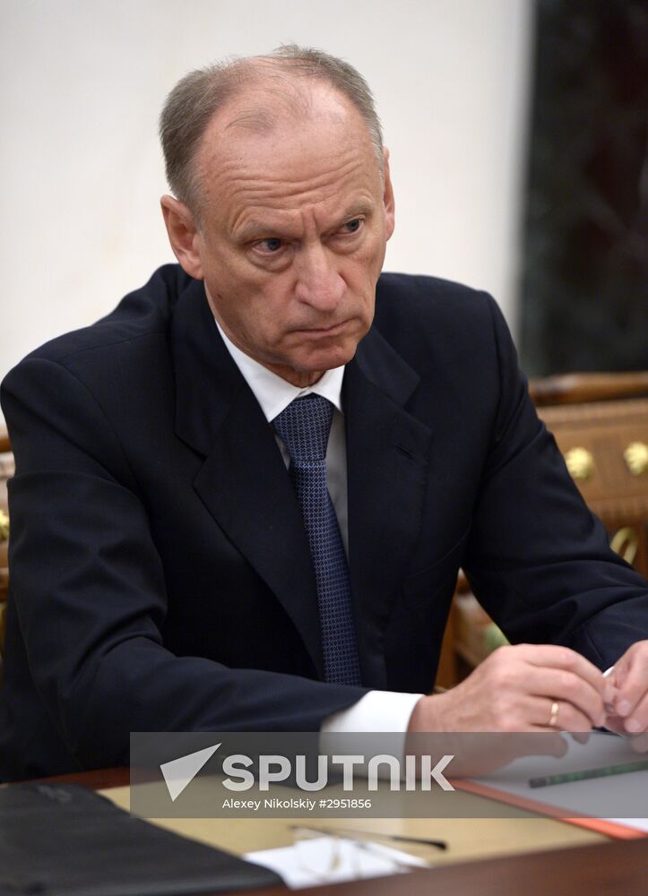 Russian President Vladimir Putin holds Security Council meeting