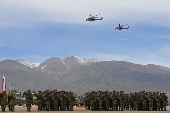CSTO military exercise Rubezh-2016