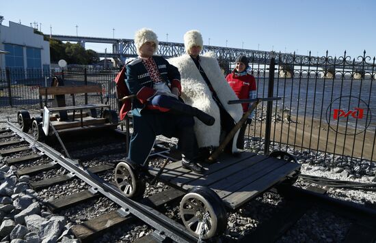 Amur Bridge Centenary in Khabarovsk
