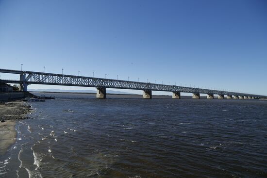 Amur Bridge Centenary in Khabarovsk
