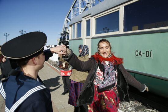 Amur Bridge Centenary in Khabarovsk
