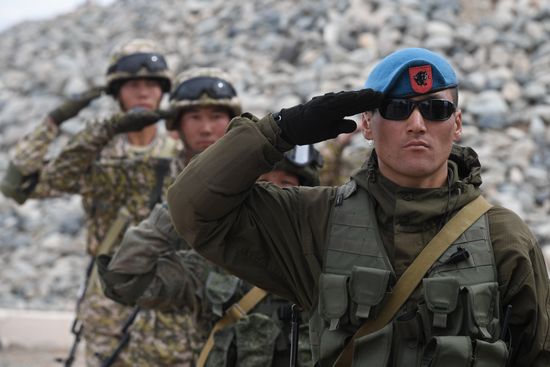 CSTO military exercise Rubezh-2016