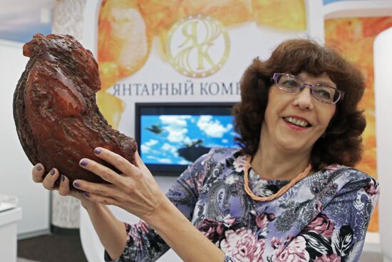 Amber industry expo in Svetlogorsk