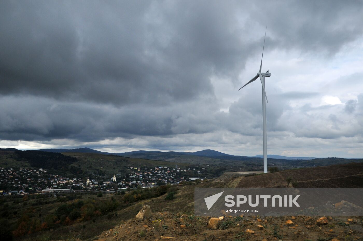 Wind power plant launched in Carpathians