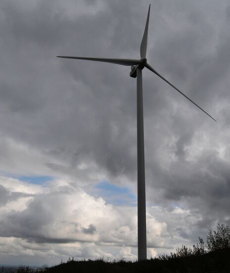 Wind power plant launched in Carpathians