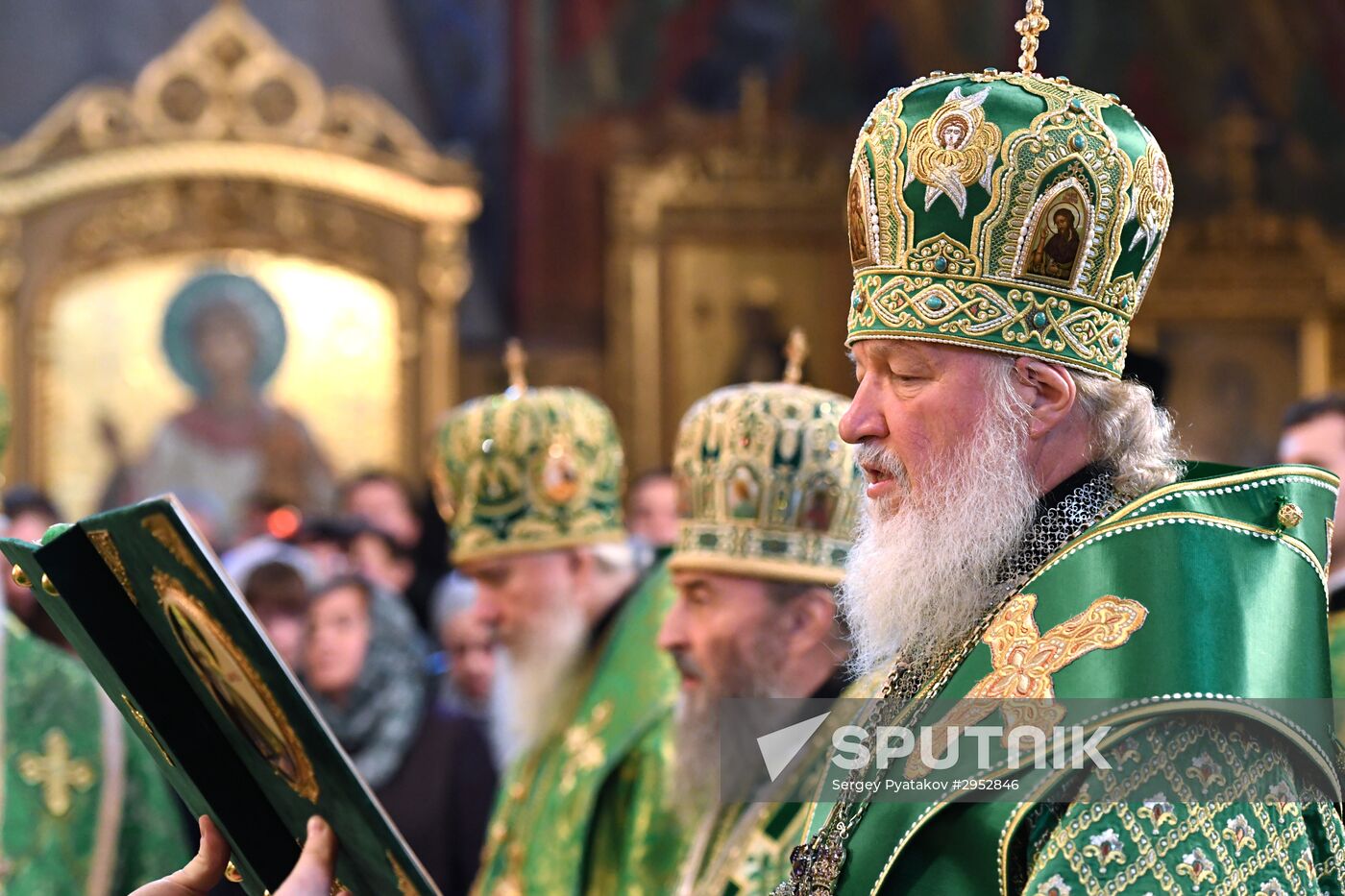 Patriarchal Divine Liturgy on St. Sergius of Radonezh Day in St. Sergius's Laura of the Holy Trinity