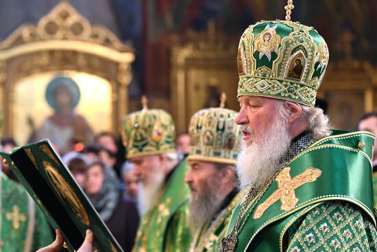 Patriarchal Divine Liturgy on St. Sergius of Radonezh Day in St. Sergius's Laura of the Holy Trinity