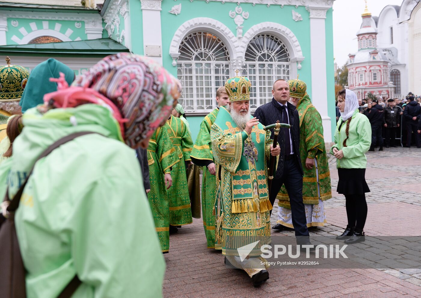 Patriarchal Divine Liturgy on St. Sergius of Radonezh Day in St. Sergius's Laura of the Holy Trinity