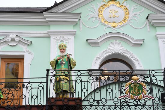Patriarchal Divine Liturgy on St. Sergius of Radonezh Day in St. Sergius's Laura of the Holy Trinity