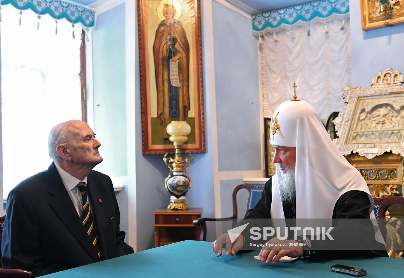 Patriarchal Divine Liturgy on St. Sergius of Radonezh Day in St. Sergius's Laura of the Holy Trinity