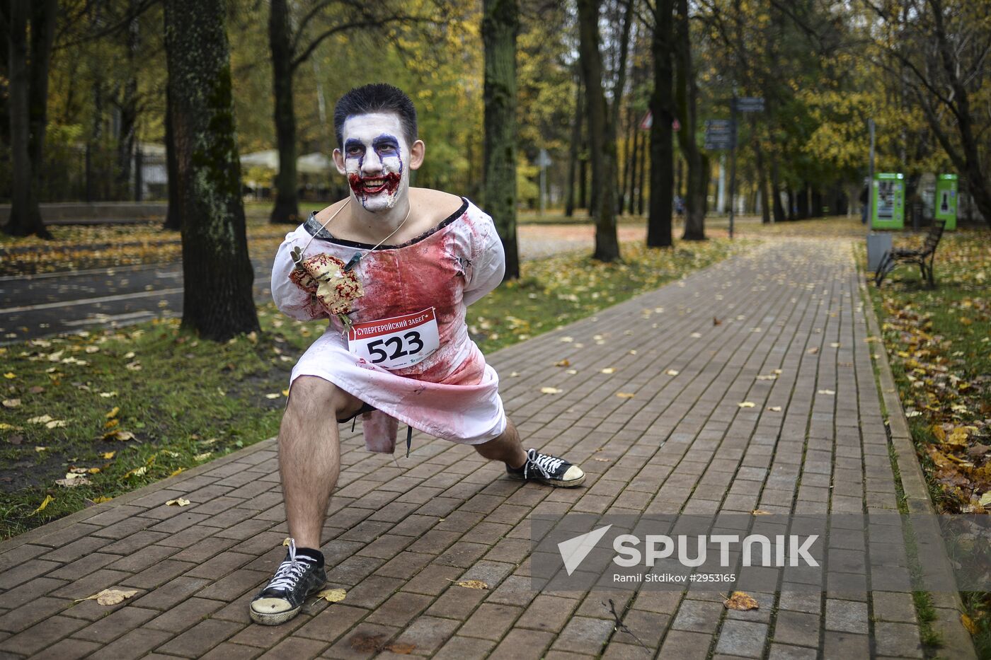 Superhero Run in Sokolniki park