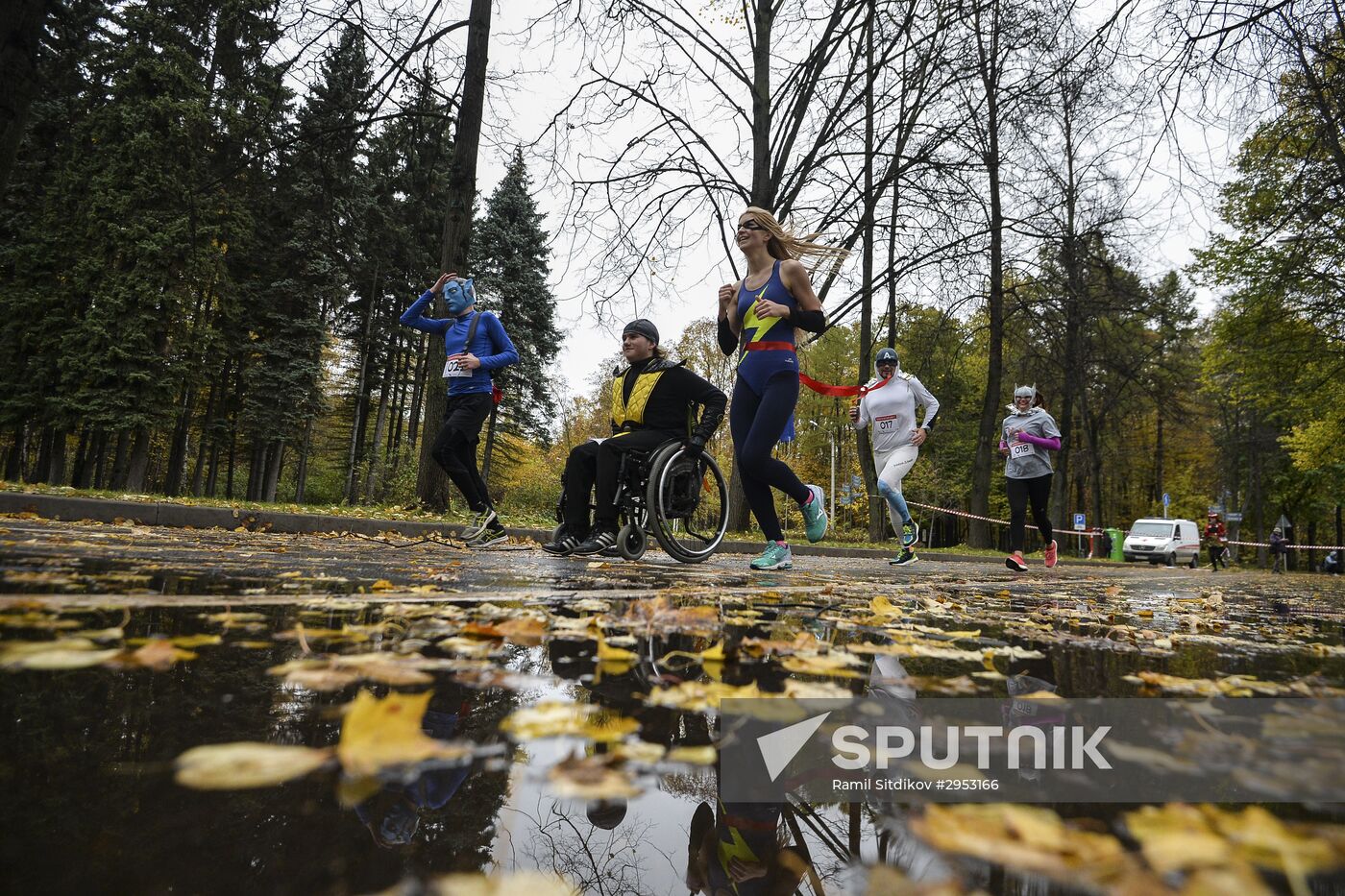 Superhero Run in Sokolniki park