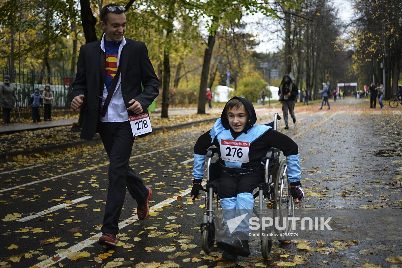Superhero Run in Sokolniki park