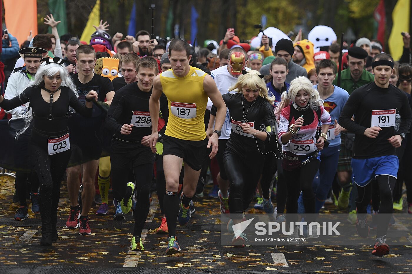 Superhero Run in Sokolniki park