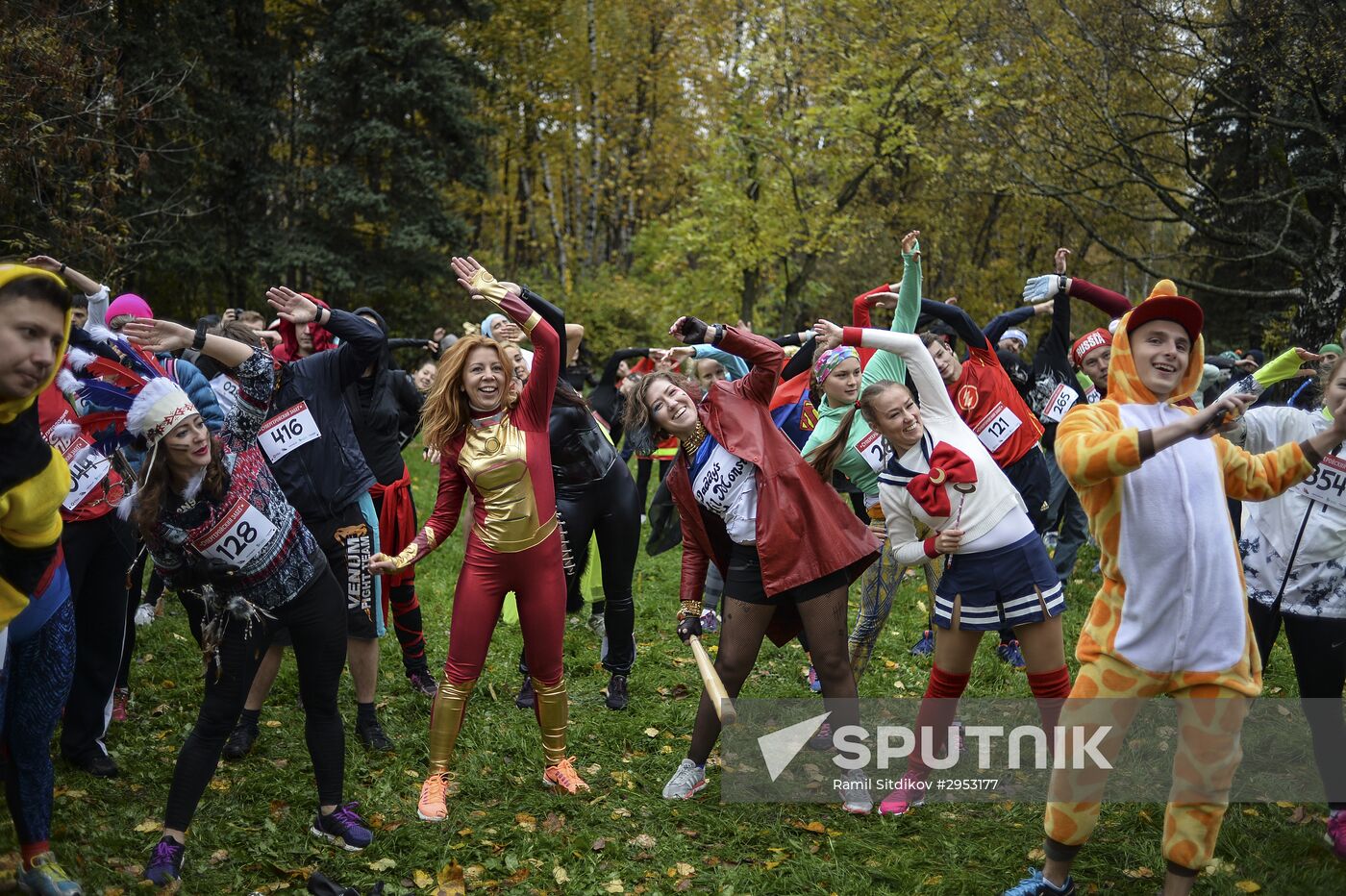 Superhero Run in Sokolniki park