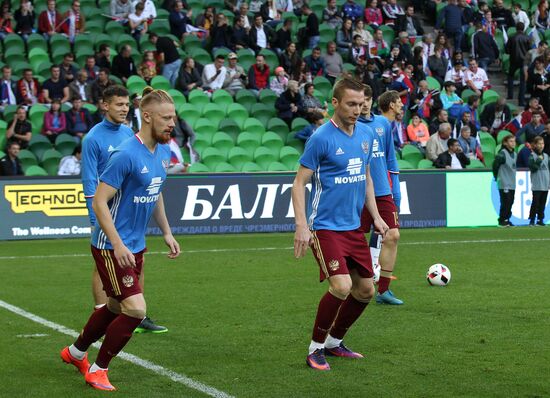 Russia vs. Costa Rica friendly football match