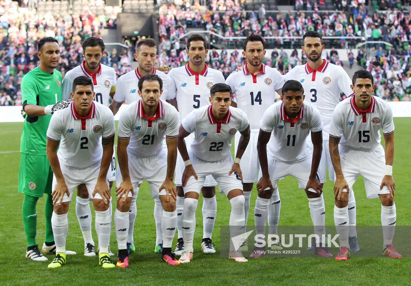 Russia vs. Costa Rica friendly football match