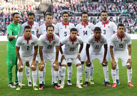 Russia vs. Costa Rica friendly football match
