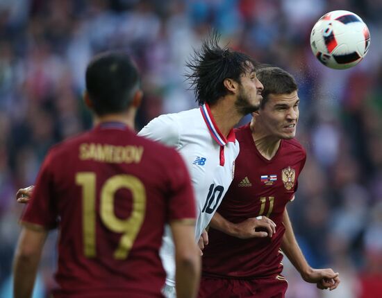 Russia vs. Costa Rica friendly football match