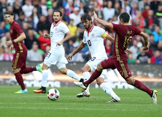 Russia vs. Costa Rica friendly football match
