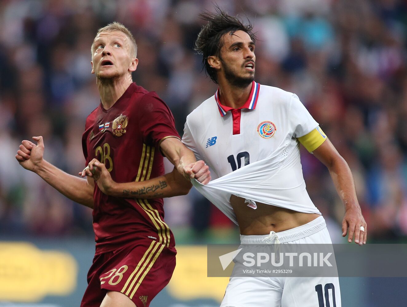Russia vs. Costa Rica friendly football match