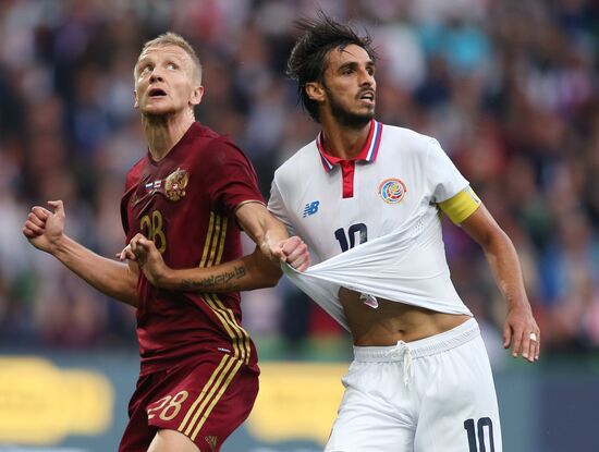Russia vs. Costa Rica friendly football match