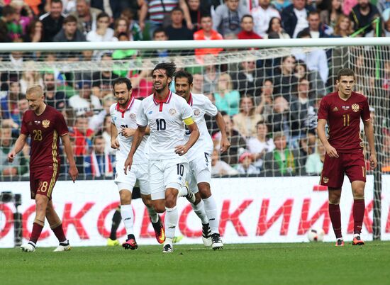 Russia vs. Costa Rica friendly football match