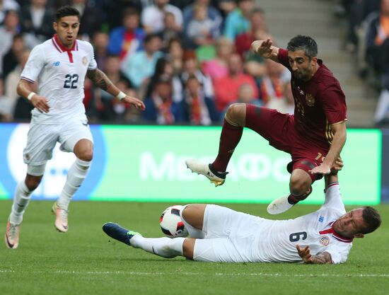 Russia vs. Costa Rica friendly football match