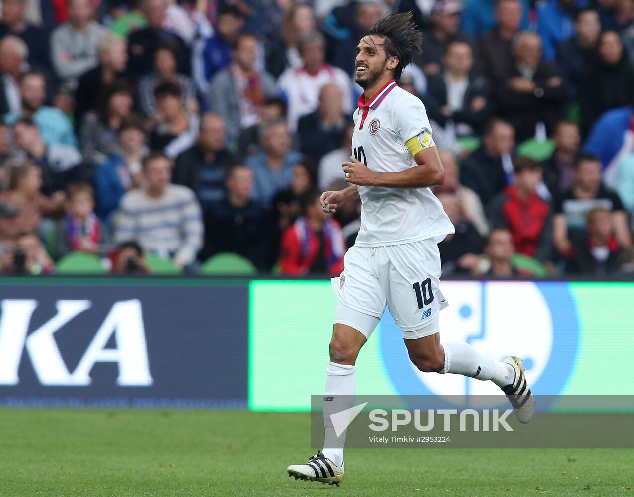 Russia vs. Costa Rica friendly football match
