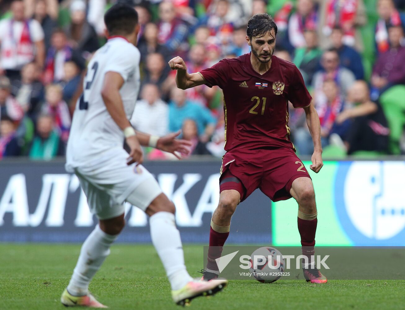 Russia vs. Costa Rica friendly football match