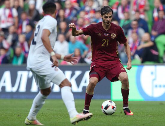 Russia vs. Costa Rica friendly football match