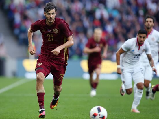 Russia vs. Costa Rica friendly football match