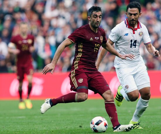 Russia vs. Costa Rica friendly football match