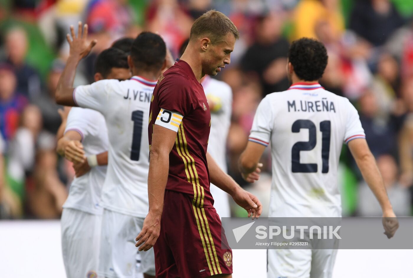 Russia vs. Costa Rica friendly football match