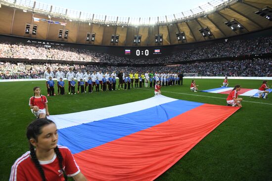 Russia vs. Costa Rica friendly football match