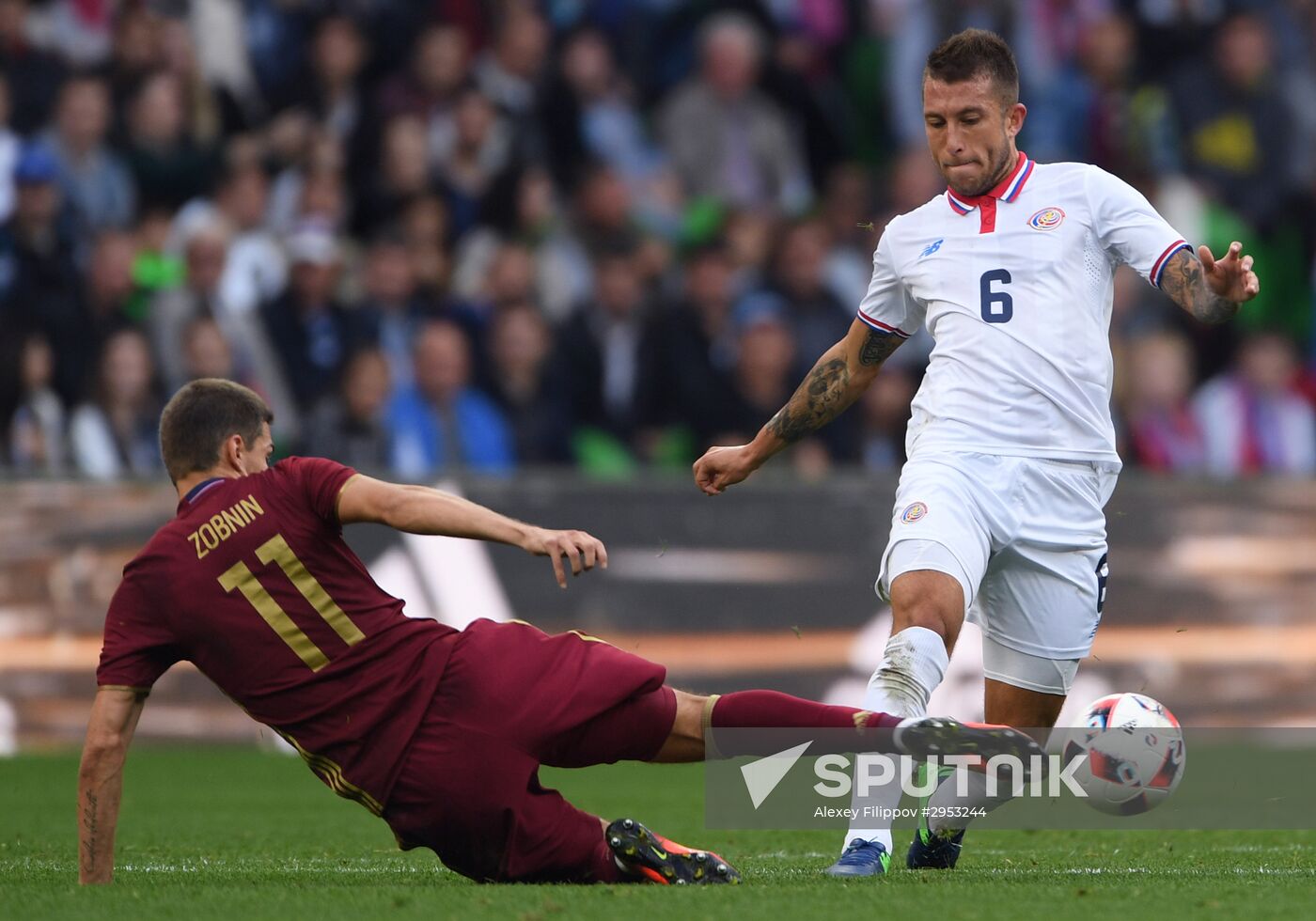 Russia vs. Costa Rica friendly football match