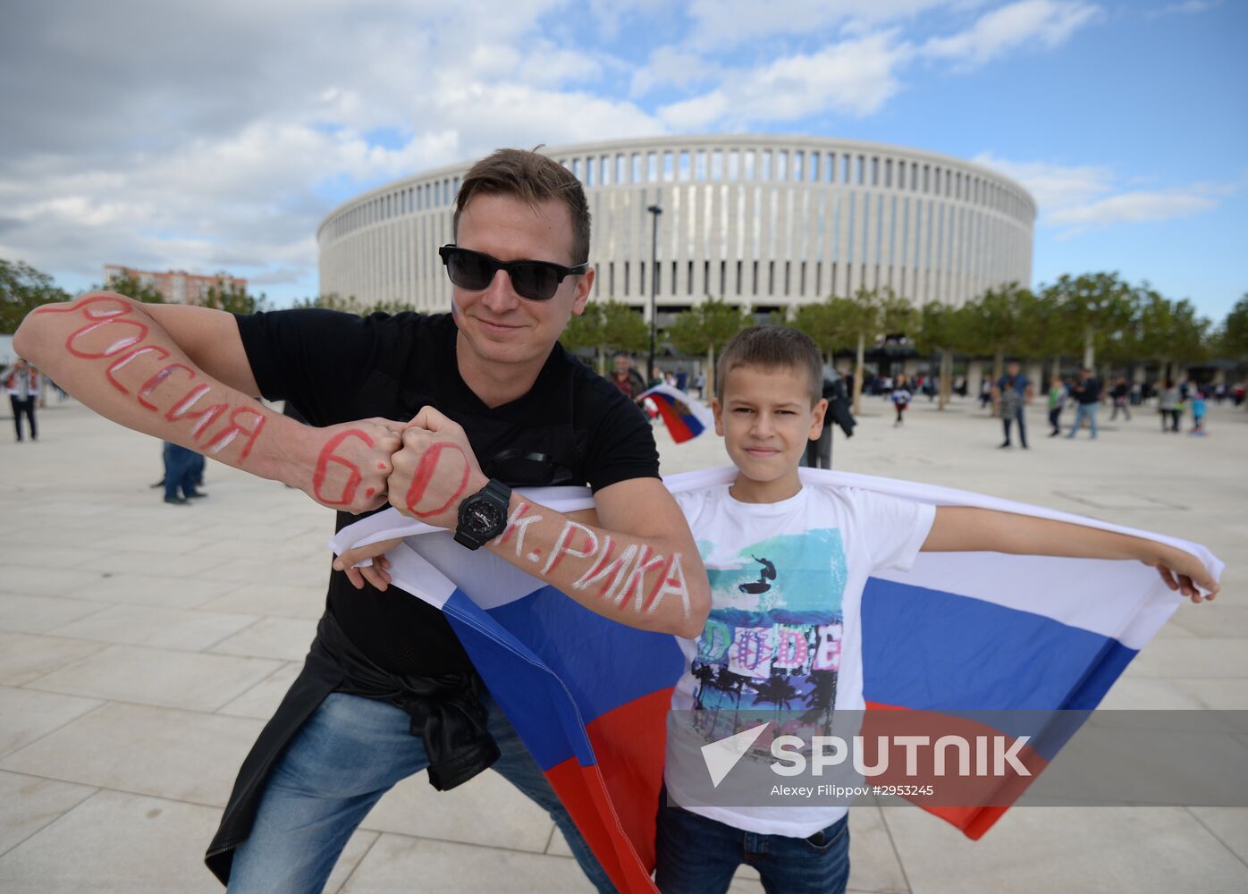 Russia-Costa Rica friendly football match