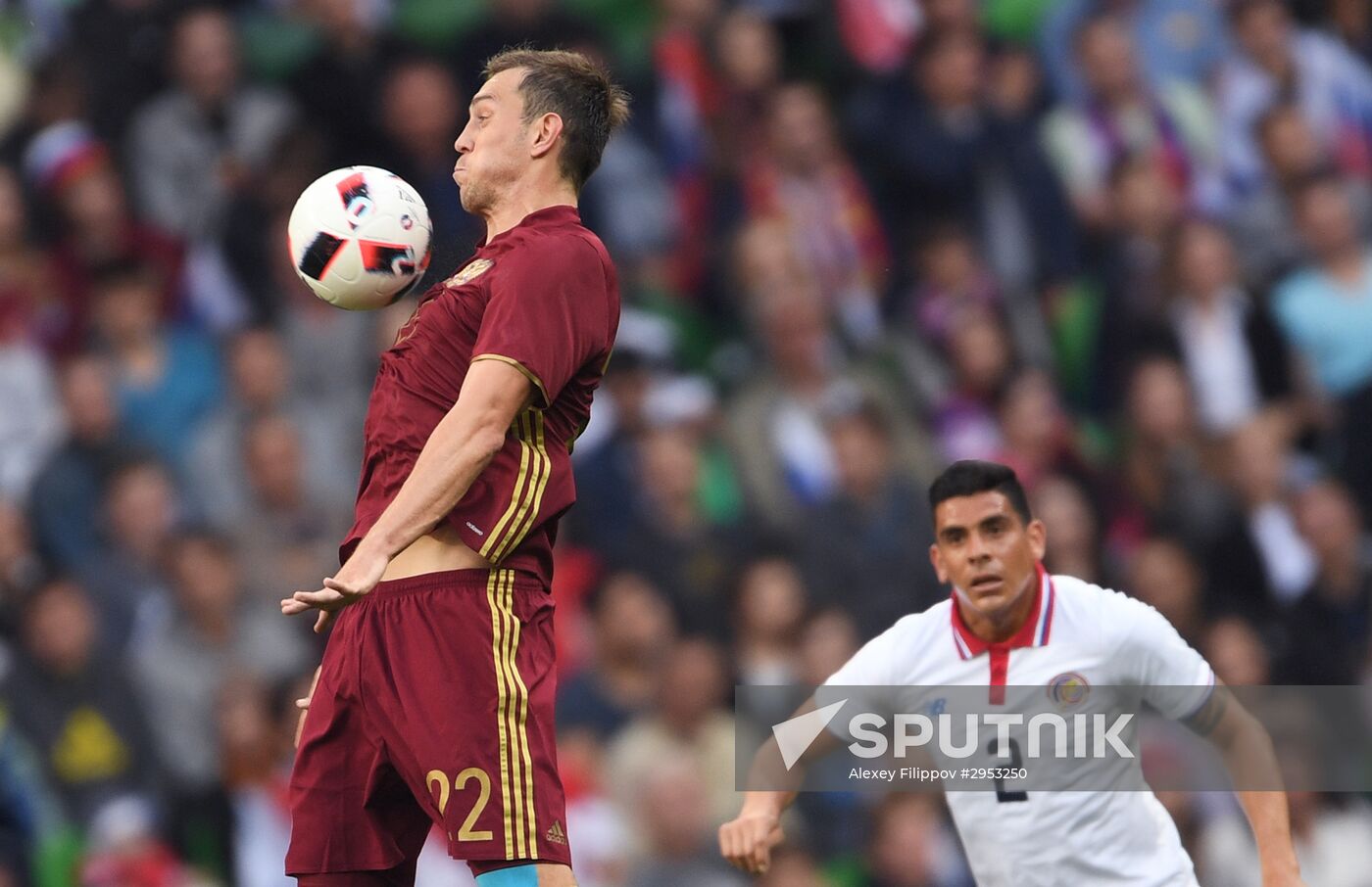 Russia vs. Costa Rica friendly football match