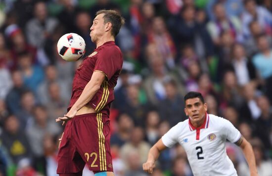 Russia vs. Costa Rica friendly football match
