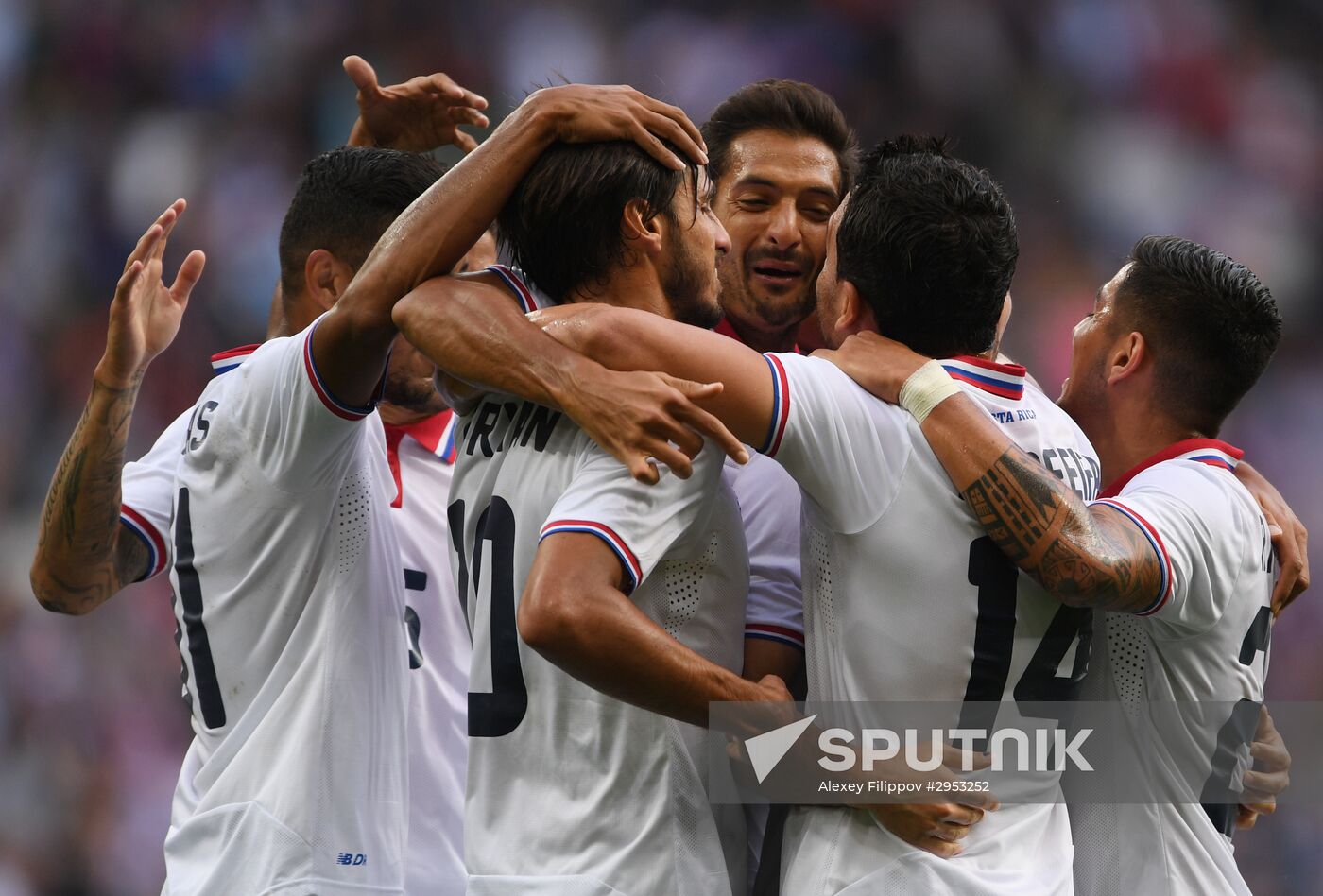 Russia vs. Costa Rica friendly football match