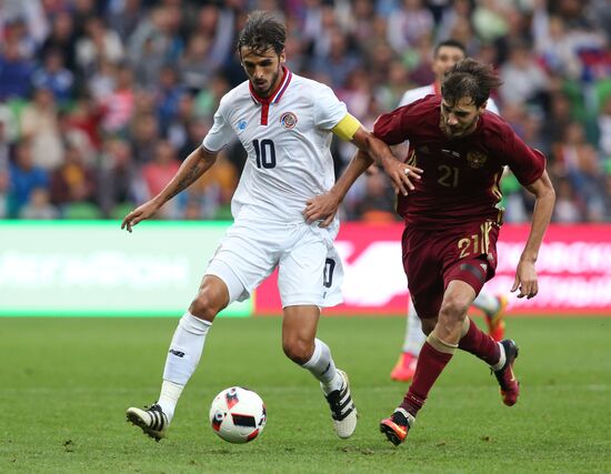 Russia vs. Costa Rica friendly football match