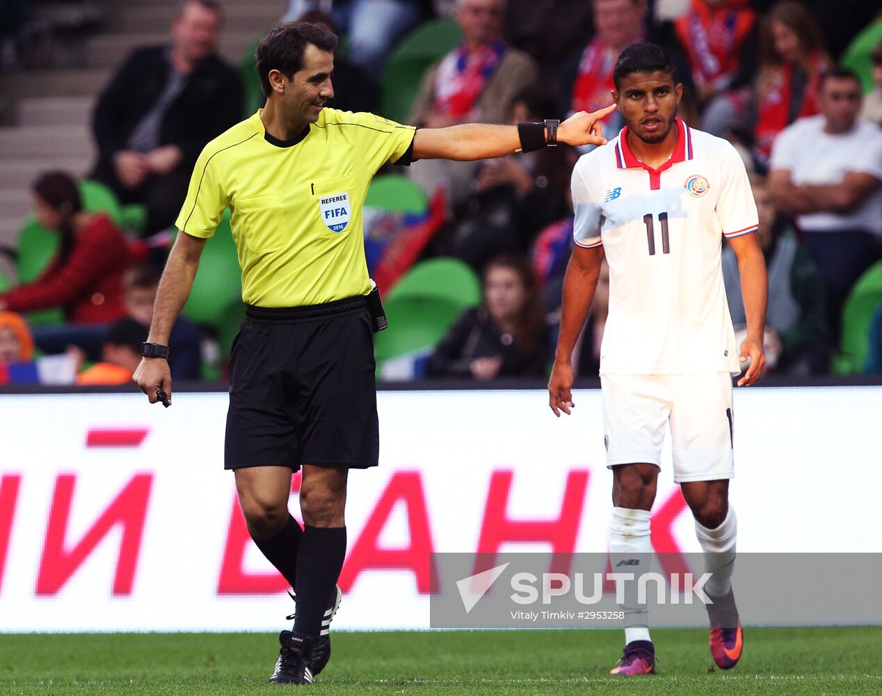 Russia vs. Costa Rica friendly football match