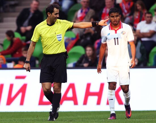 Russia vs. Costa Rica friendly football match