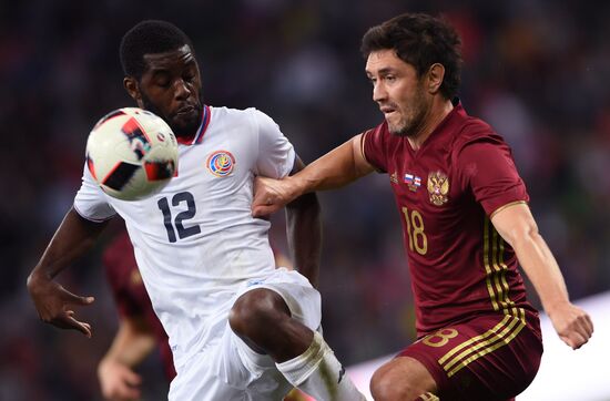Russia vs. Costa Rica friendly football match