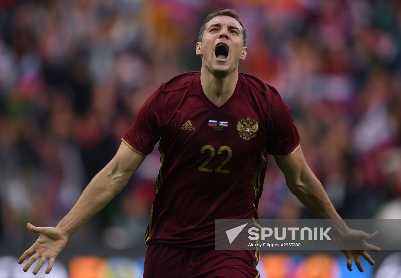 Russia vs. Costa Rica friendly football match