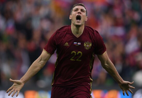 Russia vs. Costa Rica friendly football match