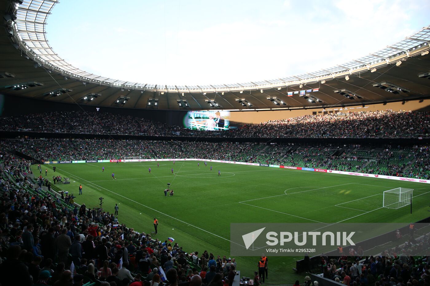 Russia vs. Costa Rica friendly football match